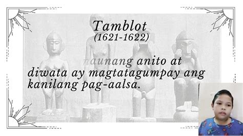 Nanguna sa pag-aalsa sa bohol noong 1661